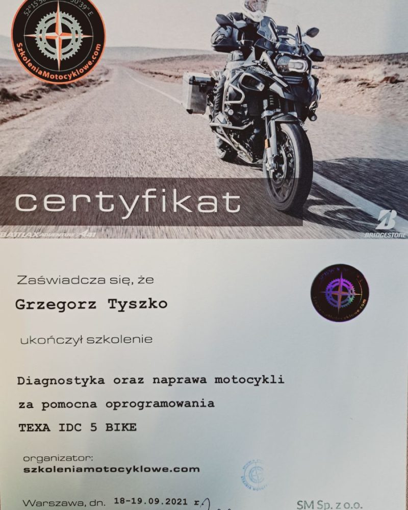 efka-motor-warsztat-motocyklowy-certyfikat-1